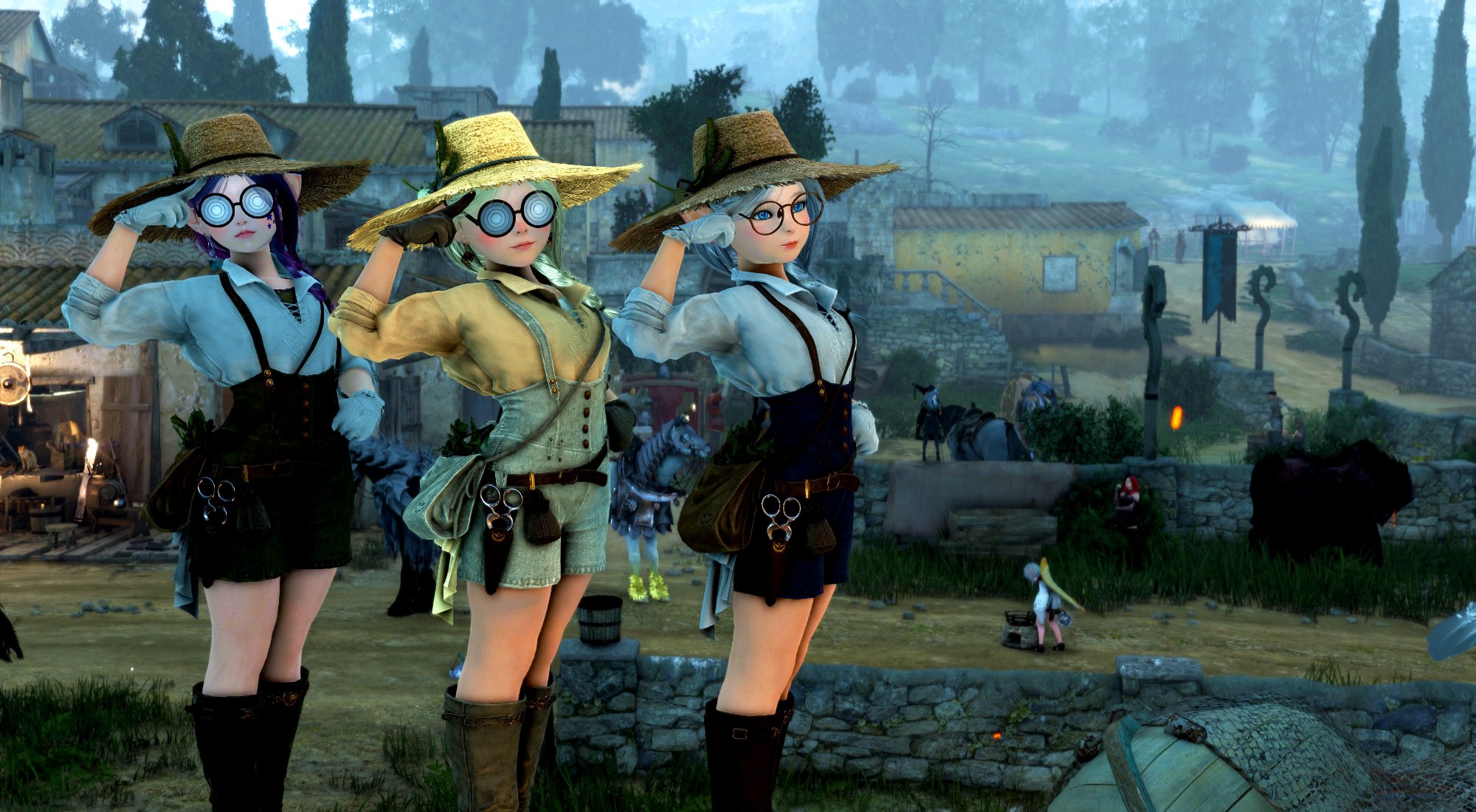 農場スタイルで集合